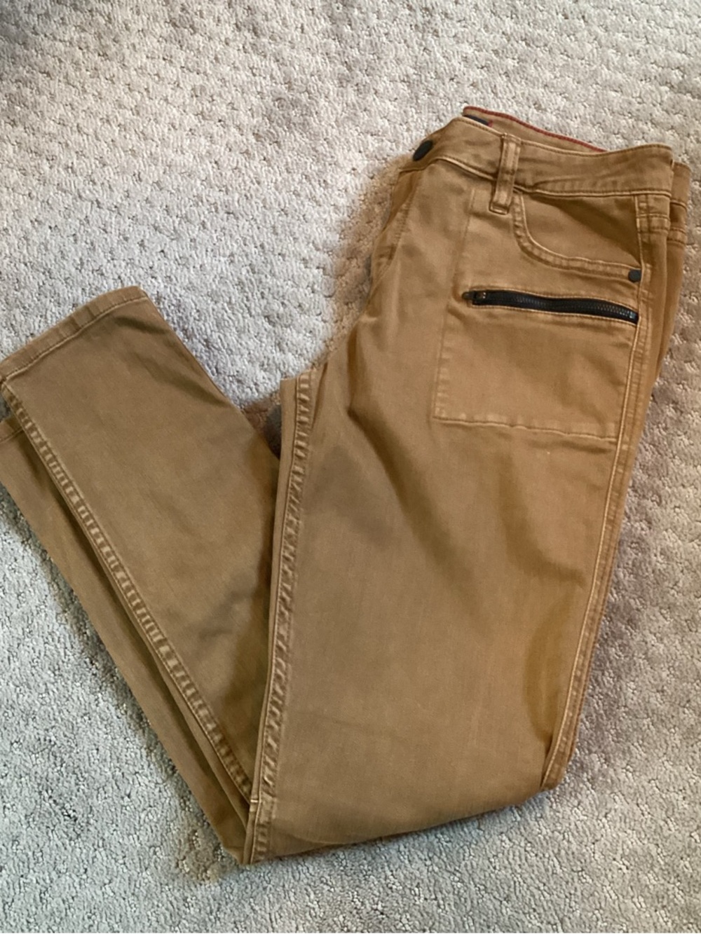 Sanctuary “ace” utility skinny jeans,5 pocket style, 2 w/zippers. 9”rise, sz 29